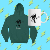 Bigfoot Racquetball Player With Text Coffee Mug